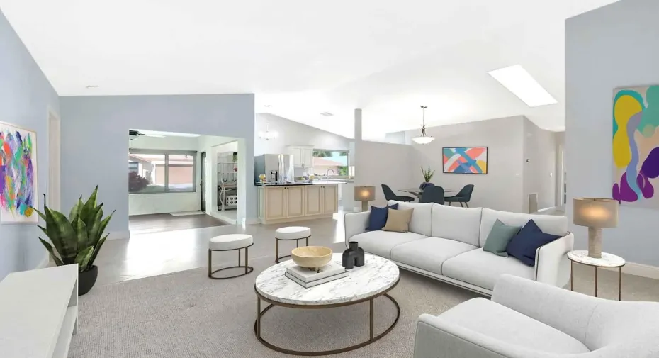 Welcome home! FULLY UPDATED home with a huge sunroom. 2 car garage!
