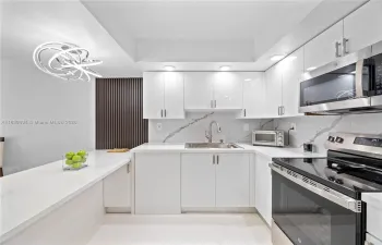 Gorgeous modern kitchen.