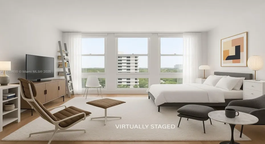 Virtually staged