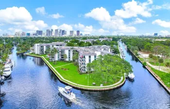 Aerial View of River Reach