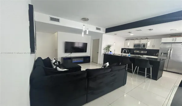 Stunning open-concept living area