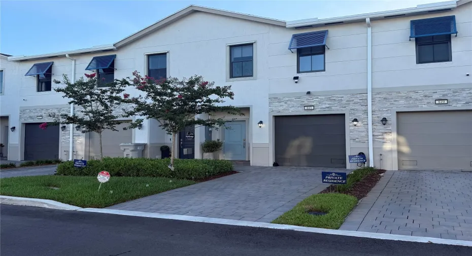 Property Front - 1 Car Garage + 1 parking Driveway
