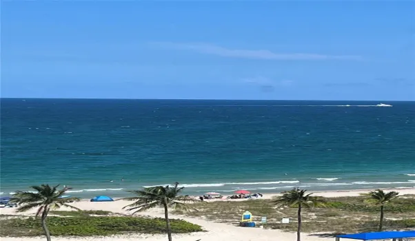 View from living room window and balcony