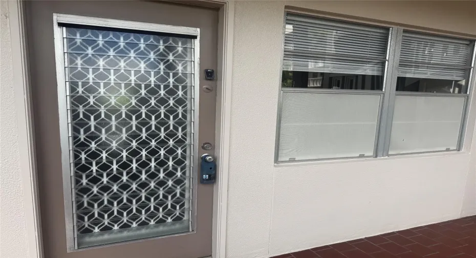 FRONT DOOR WITH SCREEN
