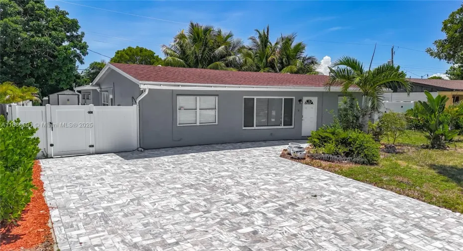 Luxury Marble Pavers Wrap Around the Entire Property