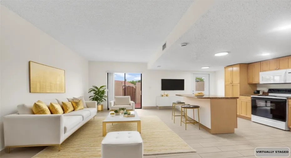Living Area/Kitchen