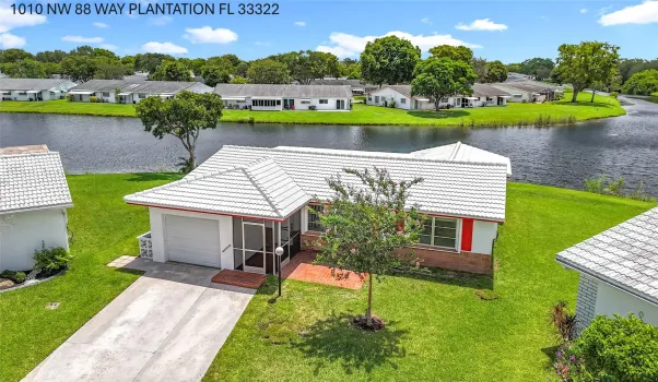 LARGE PIE SHAPED LOT WITH FULL WATER VIEW--2 BEDROOM/2 FULL BATH, 1 CG