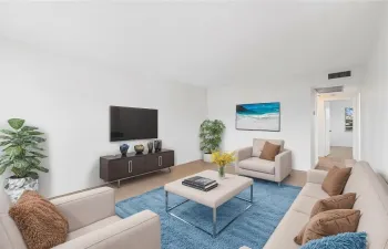 Virtually Staged Living Room