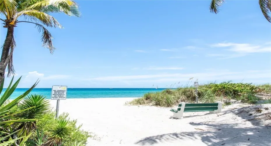 5 Minute drive to beautiful beaches
