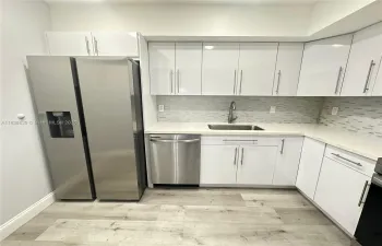 Renovated kitchen.