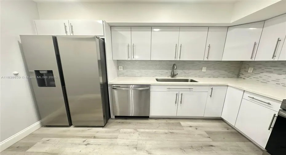 Renovated kitchen.