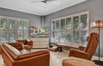 2 sliders in living room