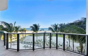 The 3rd floor view is a favorite as you can hear the ocean waves and the palm trees swishing in the breeze, Private enough to relax on your wide balcony for a tan and a glass of Champagne,