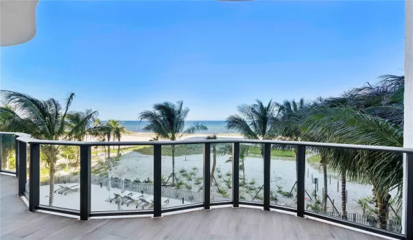 The 3rd floor view is a favorite as you can hear the ocean waves and the palm trees swishing in the breeze, Private enough to relax on your wide balcony for a tan and a glass of Champagne,