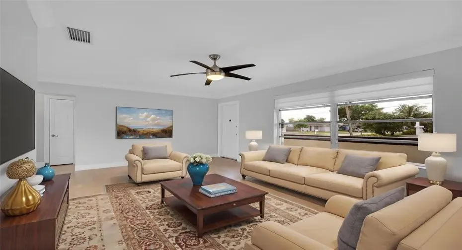 Staged: Living Room