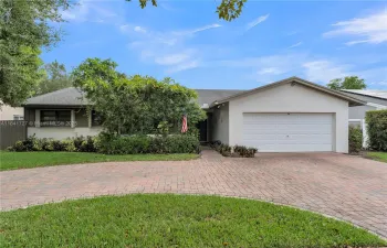 Circular Paved Driveway
