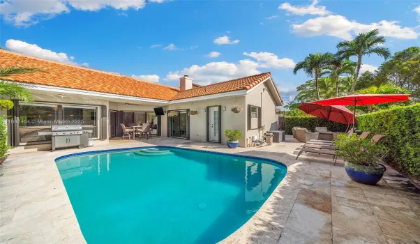 Sparkling Pool with tons of yard space!