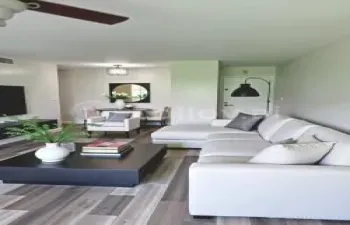 Staged living room