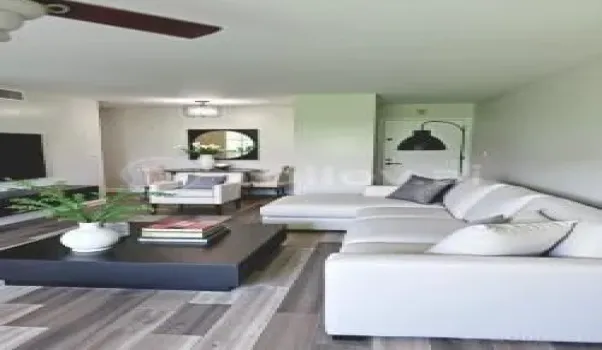 Staged living room