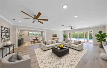 Virtually Staged - Furniture Added