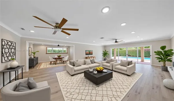 Virtually Staged - Furniture Added