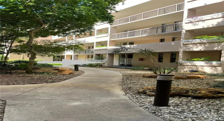walkway to entrance