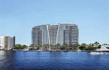 Artist's rendering day view front of structure