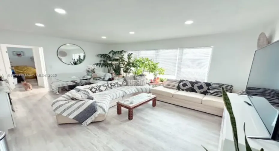 This is a staged photo - Apt is Unfurnished