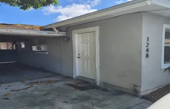 Entry from Carport