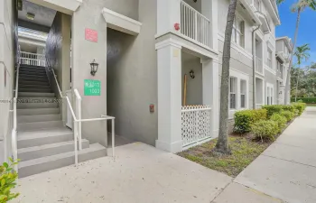 stairs to the condo