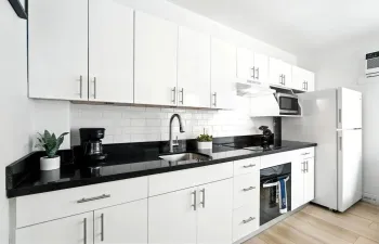 Open and remodeled all tiled granite kitchen