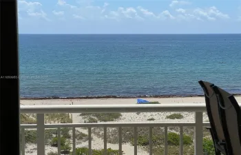 You can see the Beach from Balcony.