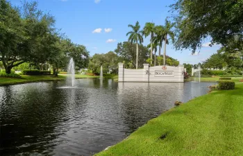 Boca West entrance