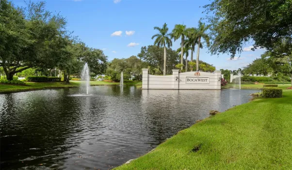 Boca West entrance