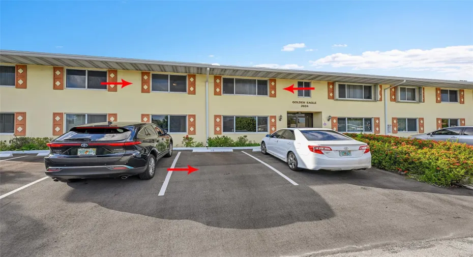 Your Future Parking Space is right below Your 2nd Floor Unit & is Close to Your Secure Entrance & Includes Impact Windows.