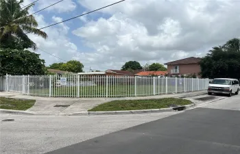 South side of property