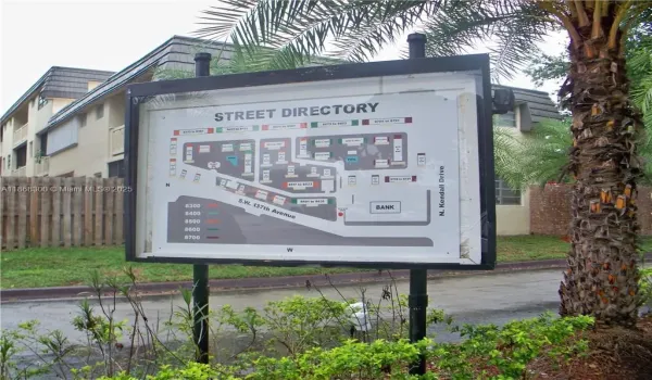 map at entrance