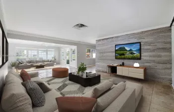 Welcome to 1150 Adams Street. Walk into your spacious living room and sun room.