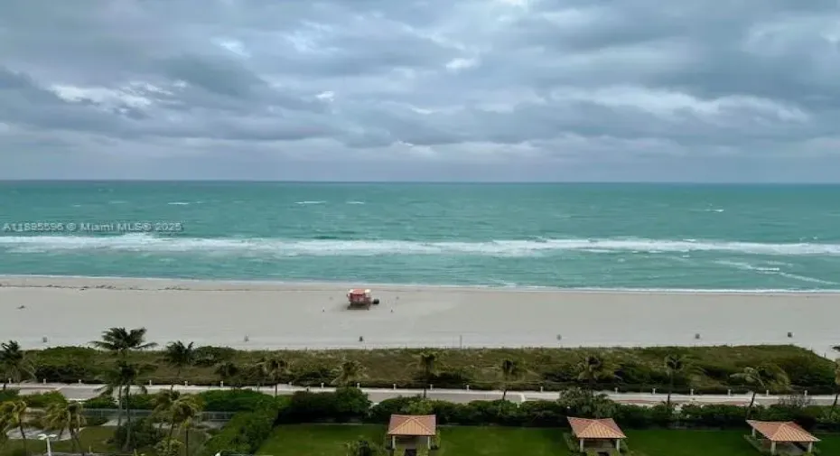 Ocean view from balcony