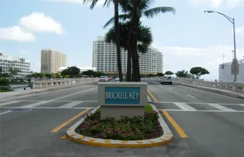 Entrance to Brickell Key Island