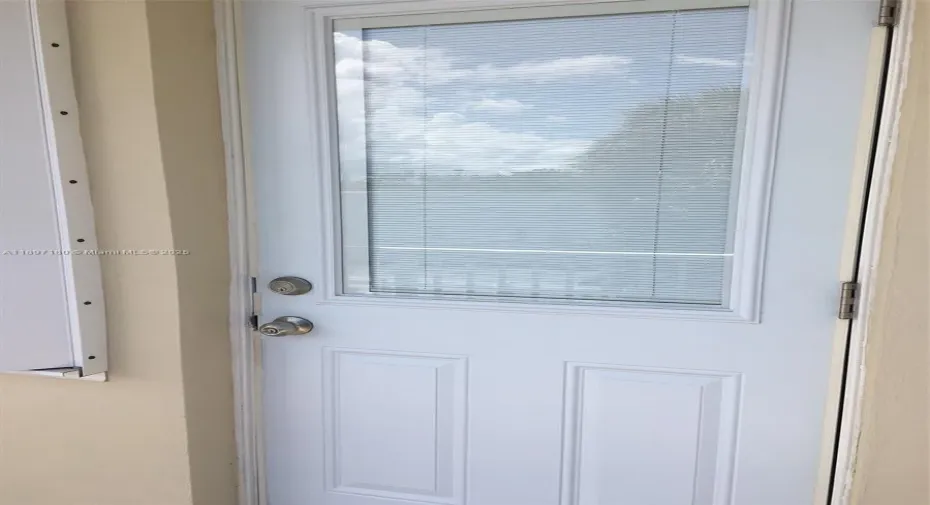 Newer Entrance Door