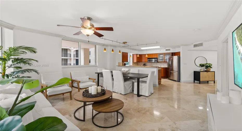 Tastefully furnished