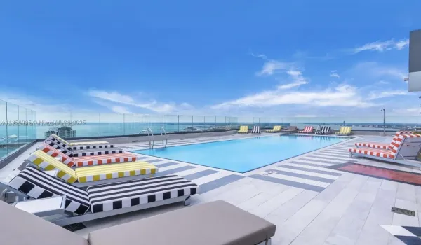 Rooftop pool