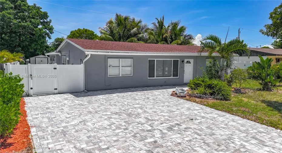 Luxury Marble Pavers Wrap Around the Entire Property