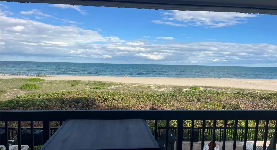 Direct east ocean view