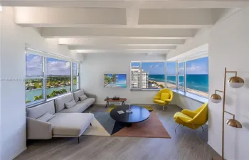 Stunning views of intercoastal and ocean