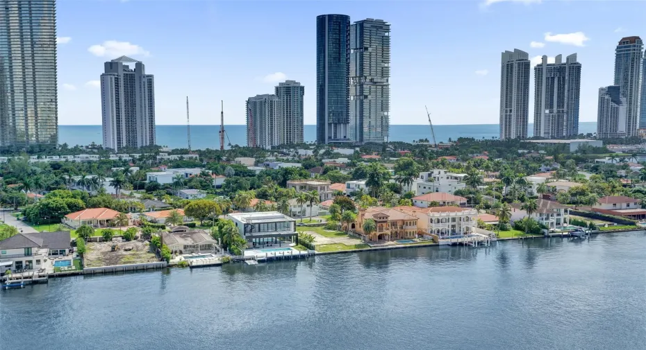 view from the balcony