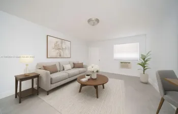 The unit is UNFURNISHED- This photo is VIRTUAL STAGED FOR VISUALIZATION
