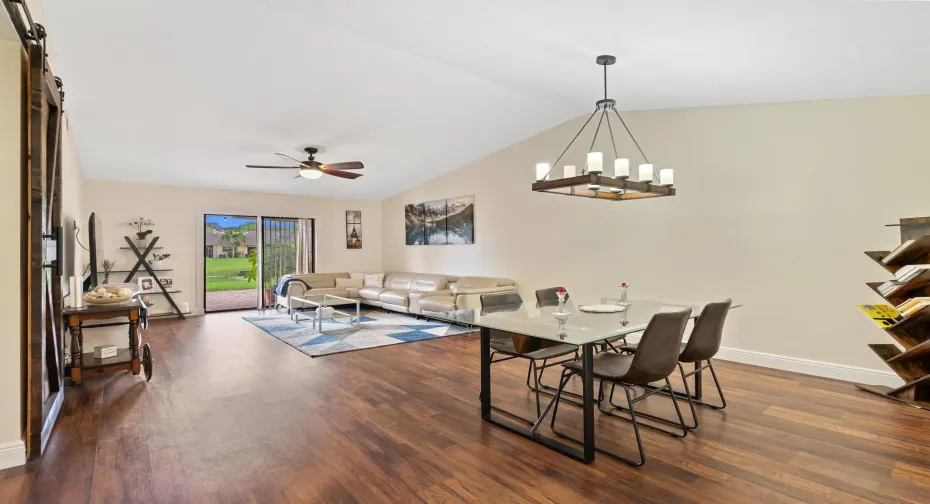 Huge Living Room with High Ceilings