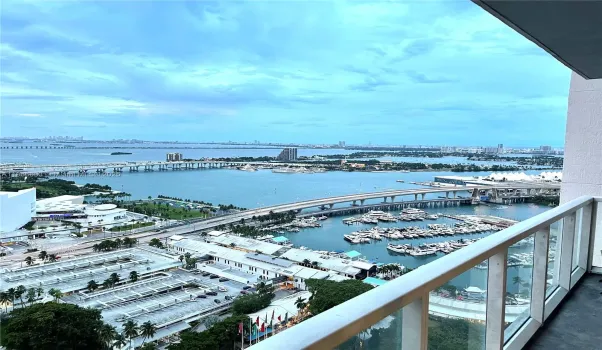 view from bedroom and living room